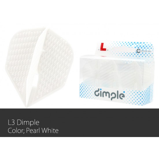 L3d Dimple Flight L (White) L3d Dimple Flight L (White)