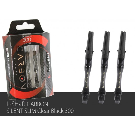 L-Shaft Carbon Silent 300 (Clear Black) L-Shaft Carbon Silent 300 (Clear Black)