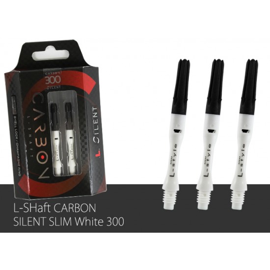 L-Shaft Carbon Silent 300 (White) L-Shaft Carbon Silent 300 (White)