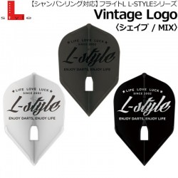 Vintage Logo Black x White Flight L (Shape)